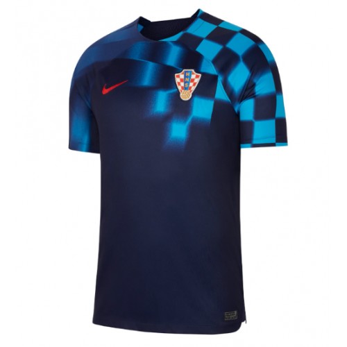 Lacne Muži Futbalové dres Chorvátsko MS 2022 Krátky Rukáv - Preč